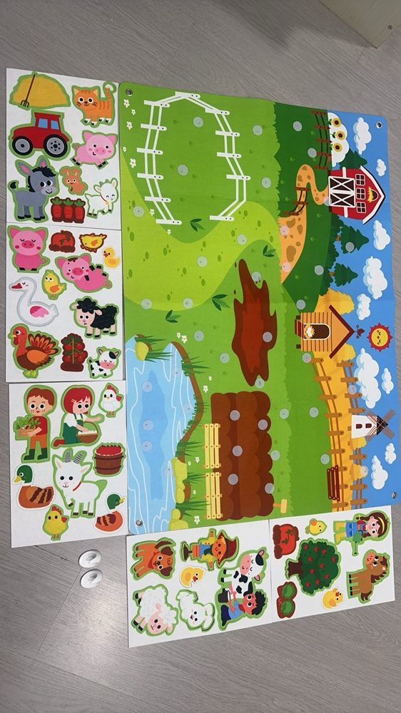 Toy Mix — Felt Farm, Karaoke Mic, Halloween Spinner Balls
